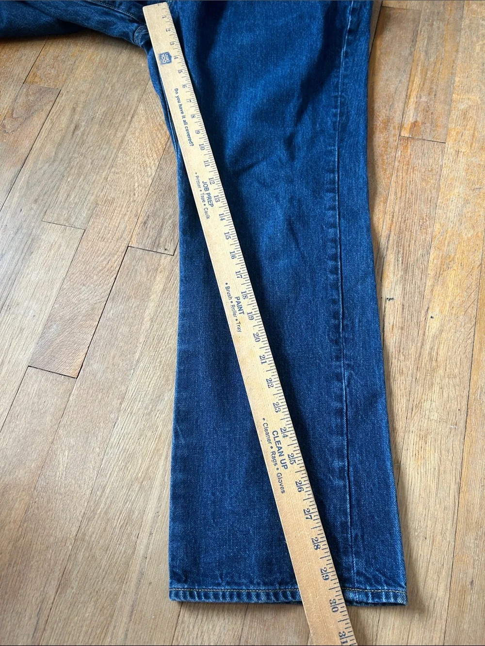 J. Crew Bleeker Athletic Fit Men's Navy Straight-Leg Jeans 36x30